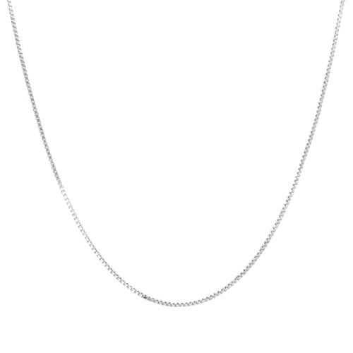 Roberto Martinez Sterling Silver 1.7 mm Curb Chain Necklace 16-24 